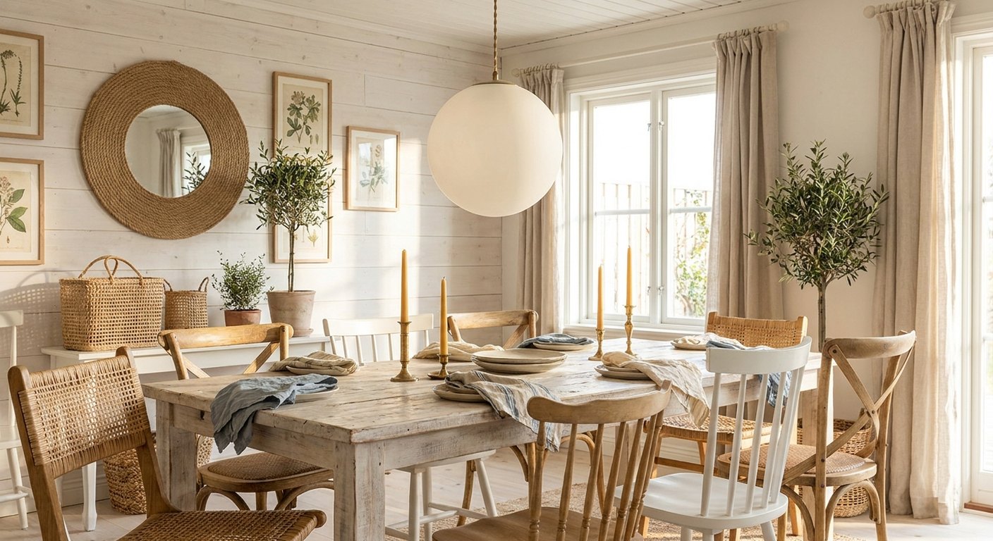 Designing a Coastal Grandmother Dining Room